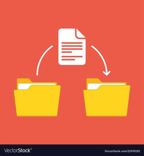 files transfer concept royalty  vector image