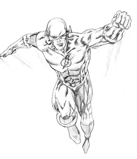flash running coloring pages coloring home