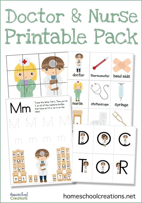 doctor  nurses preschool pack