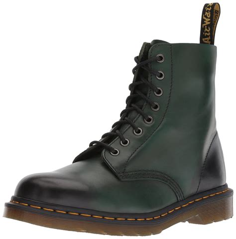 dr martens leather  pascal antique temperley green boots uk  lyst