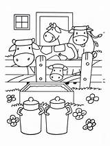 Farm Coloring Pages Kids Print Color Printable Children Justcolor sketch template