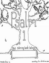 Psalm Coloring Pages Sheets Bible Psalms Book Sunday Kids Children Printable Color Word Ministry Colouring School Cover Lessons Print Template sketch template