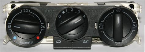 genuine vw polo heater control dash unit  air      uks