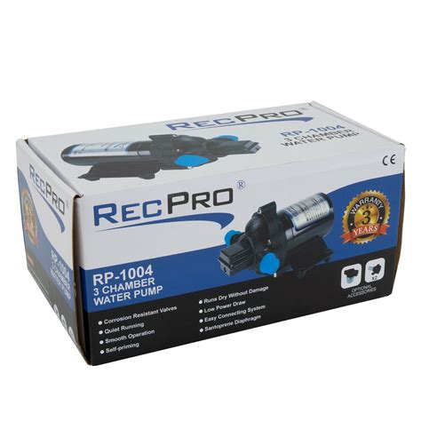 recpro rv water pump   gpm revolution    replacement  ebay