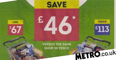 lidl advert banned after ‘misleading tesco price comparison claims