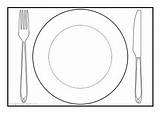 Plate Dinner Sketch Templates Template A4 Editable Paintingvalley Sketches Sparklebox sketch template