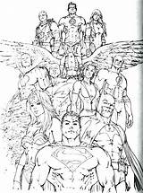 Justice League Coloring Pages Drawing Print Unlimited Printable Kids Color Clipart Getcolorings Getdrawings Book Planse Library Popular Colorings sketch template