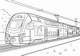 Színez Nyomtatható Train Tgv Coloriage Trenes рисовать поезда sketch template