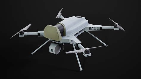 kargu drone model turbosquid