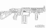 Nerf Gun Drawing Coloring Pages Drawings Paintingvalley sketch template