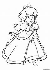 Peach Coloriage Supermario Princesse Colorir Dessin Daizy Ausmalbilder Imprimer Prinzessin Malvorlage Bowser Imprimir sketch template