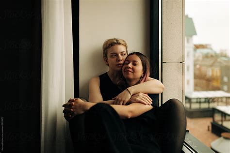 female couple in love by stocksy contributor alexey kuzma stocksy