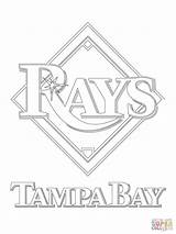 Rays Tampa Bay Logo Coloring Pages Baseball Mlb Sport Printable Buccaneers Clip Print Search Book Choose Board sketch template