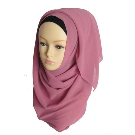 Elegant Style Sheer Chiffon Lurex Hijab Scarf Dubai Buy Hijab Scarf