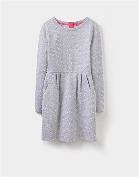 daylia textured grey spot dress joules uk with images