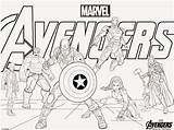 Coloring Pages Logo Marvel sketch template