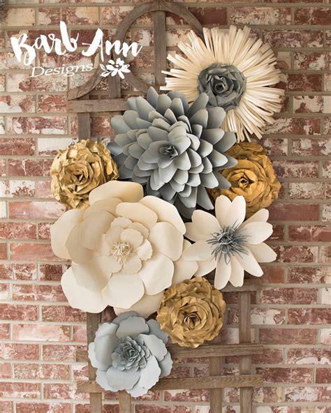large flowers wall art  living room background cys