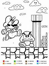 Mario Coloring Number Pages Super Kids Color Brothers Coloriage Boys Bros Printable Print Dessin Disney Activities Colouring Sheets Colorier Friends sketch template