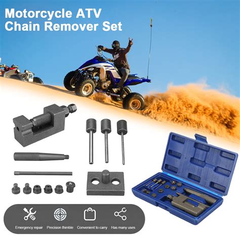 moto atv heavy chain breaker cutter riveter tool kit     splitter tools
