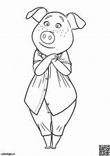 Pig Rosita Colorings Print Pigs Piglets Consent sketch template