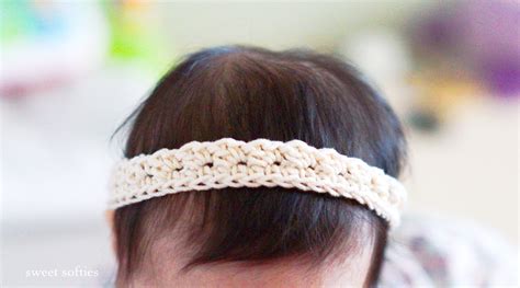 lace headband  crochet pattern sweet softies