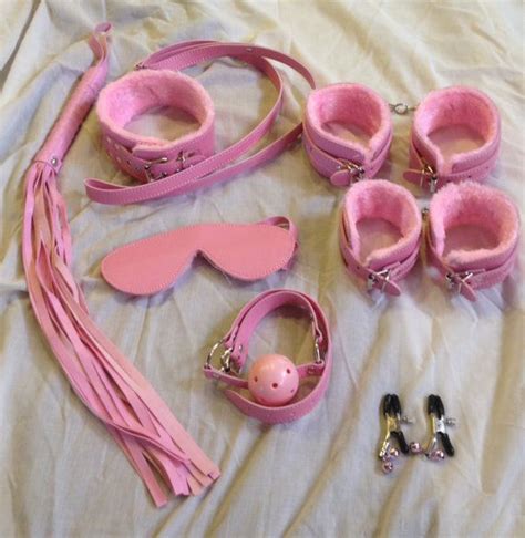 7 piece bondage gear bdsm starter kit pink on etsy 35 99 sex in the city cool sexy
