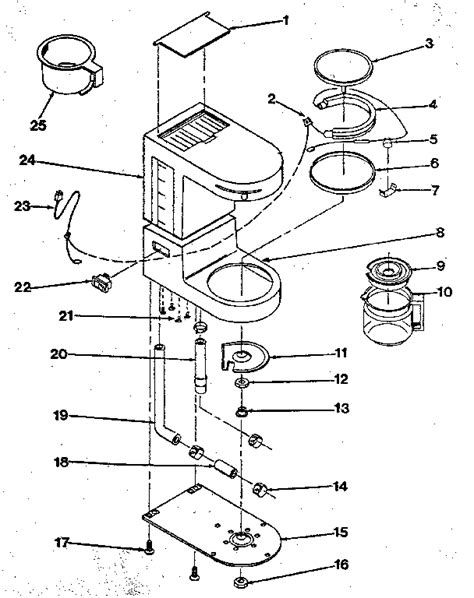 hamilton beachproctor silex auto coffeemaker parts model  sears partsdirect