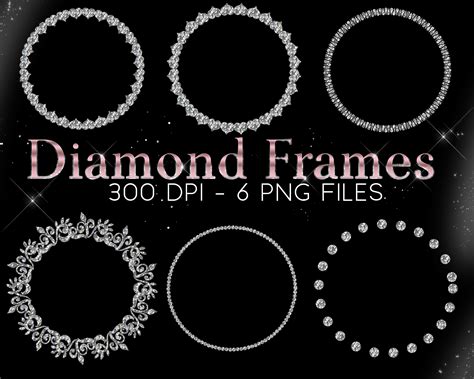 diamond circle clipart