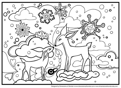 winter animals coloring pages  getcoloringscom  printable