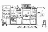 Utensils Appliance sketch template