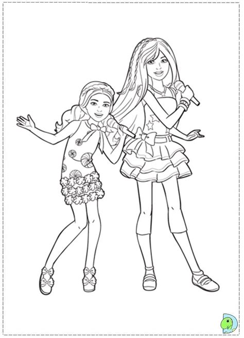 barbie chelsea coloring page information httpscoloring draw