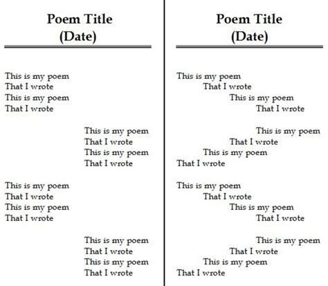 tips  formatting poetry books toughnickel