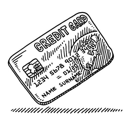 drawing  credit cards illustrations royalty  vector graphics