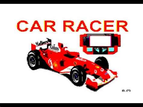 amstrad cpc car racer  game  youtube