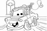 Lightning Mcqueen Coloring Pages Cars Mater Printable Getcolorings Color sketch template