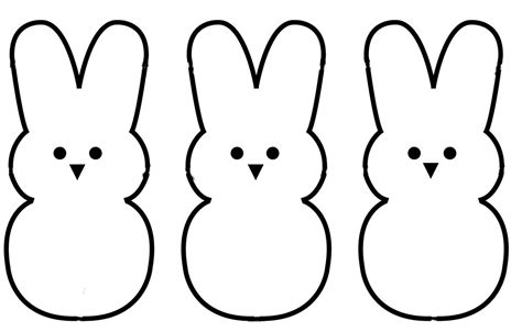 outline   bunny clipartsco