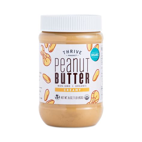 organic creamy peanut butter thrive market