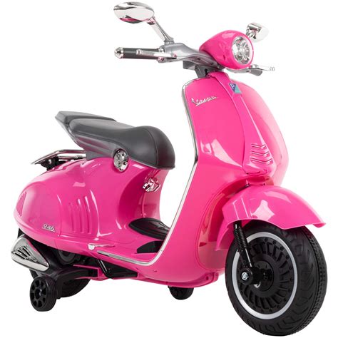 huffy  vespa ride  electric scooter  kids pink walmartcom