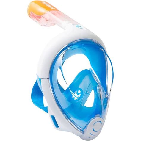 snorkelmasker easybreath snorkelen blauw water