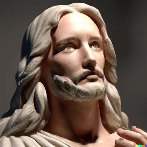 artstation renaissance style sculpture  jesus christ  michelangelo