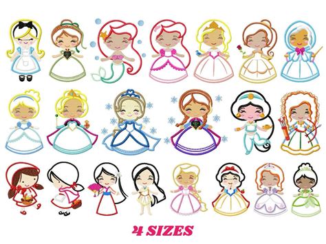 disney princess embroidery designs baby girl embroidery etsy embroidery designs baby