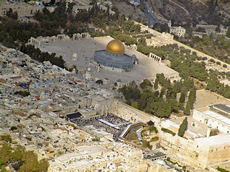 Ariel View Of Temple Mount Photograph By Daniel Blatt