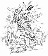 Clone Trooper Troopers Sniper Tribble Coloringpagesonly Pursuing sketch template