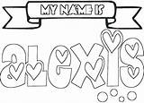 Coloring Name Pages Emma Names Own Make Alexis Girls Printable Bubble Personalized Letters Drawing Cool Print Color Create Getdrawings Getcolorings sketch template