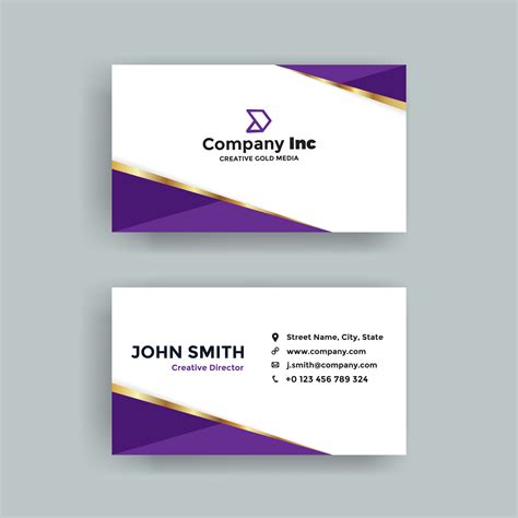 purple business card vector art icons  graphics