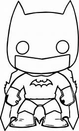 Coloring Pages Funko Pop Batman Figure Kids Chibi Printable Avengers Sheets Cartoon Cute Superhero Superman Choose Board Wecoloringpage sketch template
