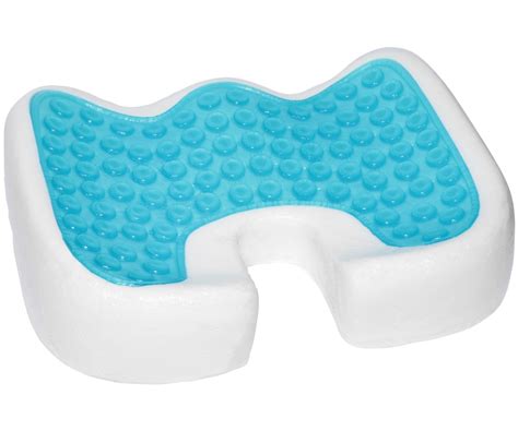 deluxecomfortcom coccyx orthopedic gel enhanced comfort foam seat cushion ergonomic wedge