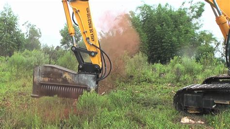 excavator mulchers land clearing equipment forestry doovi