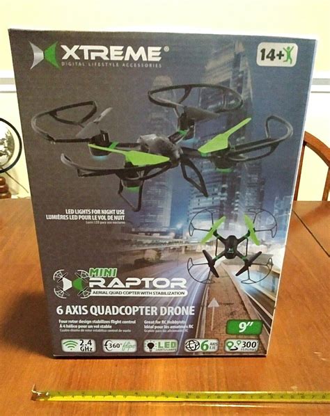 buy xtreme flight mini raptor quad copter drone nip sealed