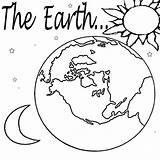 Coloring Science Pages Kids Getcolorings Earth sketch template